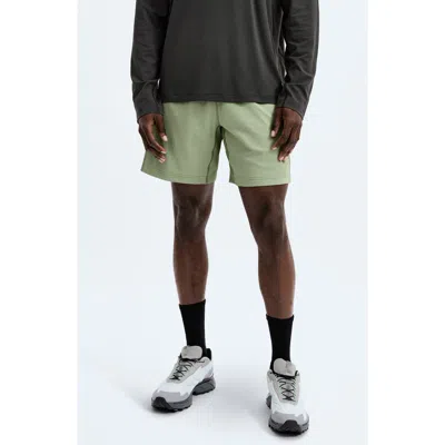 Reigning Champ 7-inch Solotex® Mesh Tiebreak Performance Shorts In Mineral Green