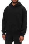 Reigning Champ 97 Midweight Cotton Blend Fleece Hoodie In Black