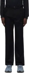 Reigning Champ Black Cotton Chino Sophomore Trousers In 001 Black