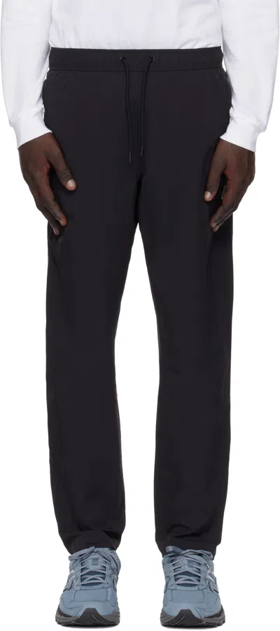Reigning Champ Black Nylon Oxford Team Track Pants