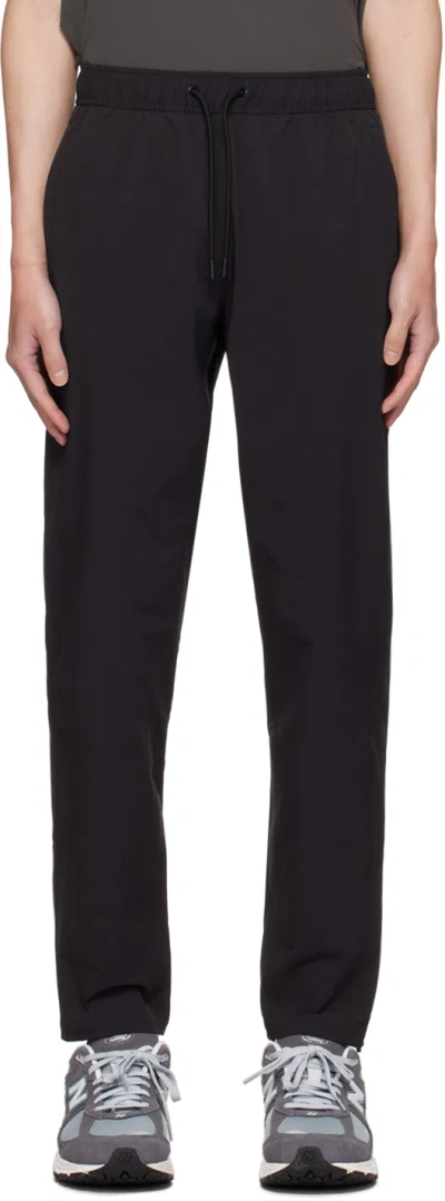 Reigning Champ Black Oxford Team Track Pants In 001 Black
