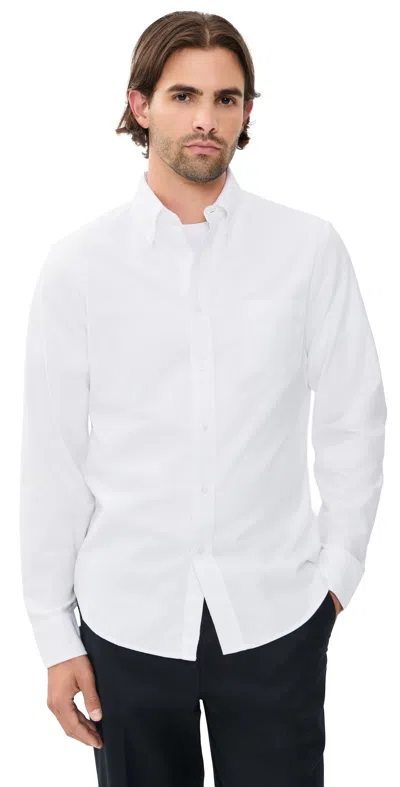 Reigning Champ Cotton Oxford Windsor Standard Shirt White