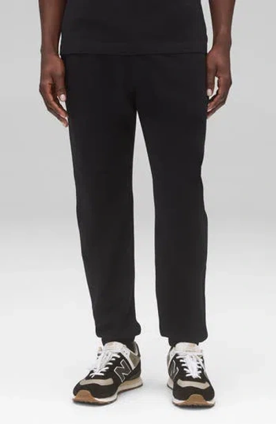 Reigning Champ Cotton Terry Standard Joggers In Black