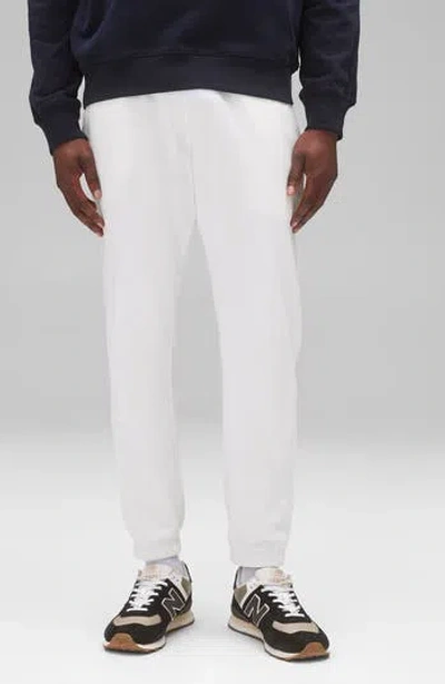 Reigning Champ Cotton Terry Standard Joggers In White