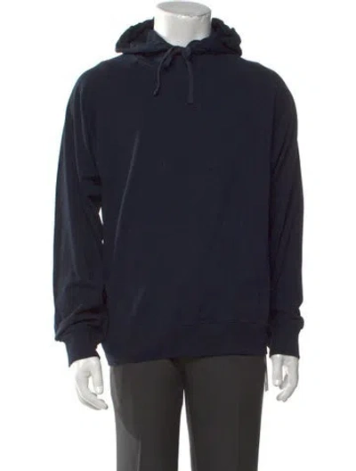 Pre-owned Reigning Champ Crew Neck Long Sleeve Hoodie W/ Tags In Blue