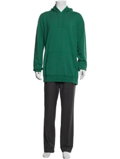 Pre-owned Reigning Champ Crew Neck Long Sleeve Pullover W/ Tags In Green