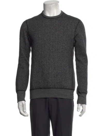 Pre-owned Reigning Champ Crew Neck Long Sleeve Sweatshirt W/ Tags In Grey