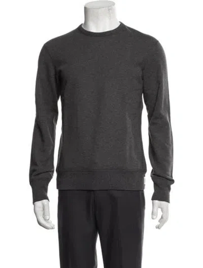 Pre-owned Reigning Champ Crew Neck Long Sleeve Sweatshirt W/ Tags In Grey