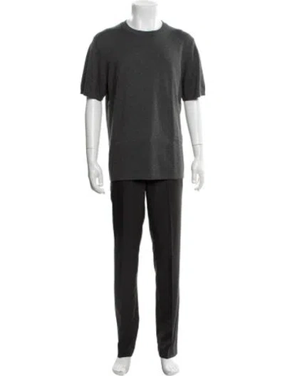 Pre-owned Reigning Champ Crew Neck Short Sleeve Pullover In Gray