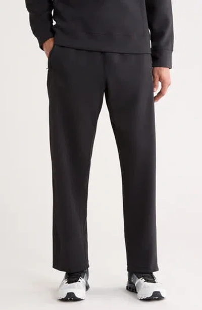 Reigning Champ Double Knit Rally Relaxed Performance Pants In Black