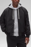 Reigning Champ Econyl® Satin Stadium Jacket In Black