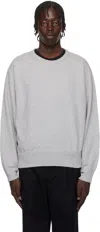 Reigning Champ Gray Midweight Terry Standard Crewneck Sweatshirt In 060 Hgrey