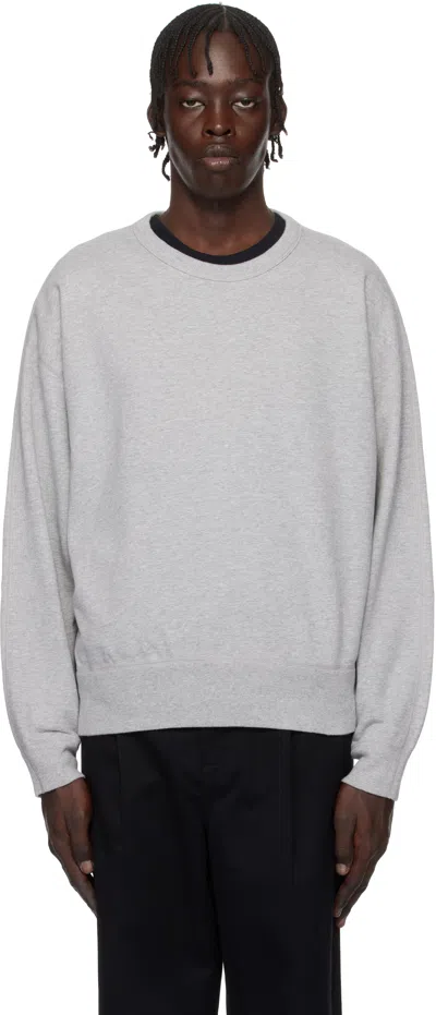Reigning Champ Gray Midweight Terry Standard Crewneck Sweatshirt In 060 Hgrey
