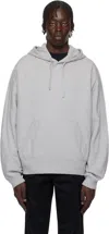 Reigning Champ Gray Midweight Terry Relaxed Hoodie In 060 Hgrey