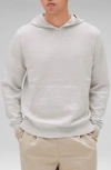 Reigning Champ Laurel Cotton Slub Hoodie In Oyster