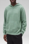 Reigning Champ Laurel Cotton Slub Hoodie In Sage