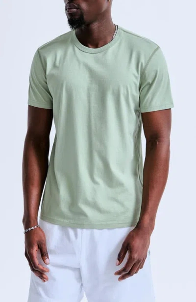 Reigning Champ Lightweight Cotton T-shirt In Mineral Green