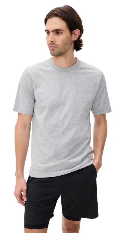 Reigning Champ Lightweight Jersey Standard T-shirt Hgrey In Gray