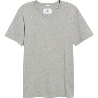 Reigning Champ Lightweight Jersey T-shirt In Heather Gy