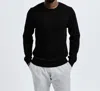 Reigning Champ Lightweight Merino Harry Crewneck In Black In Black