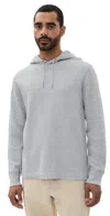 Reigning Champ Lightweight Waffle Standard Hoodie Hgrey In Hgrey