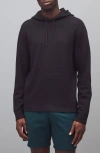 Reigning Champ Lightweight Waffle Stitch Hoodie In Black