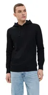 Reigning Champ Mid-weight Terry Slim Hoodie Black In Black