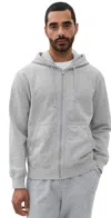 Reigning Champ Mid-weight Terry Standard Zip Hoodie Hgrey In Hgrey