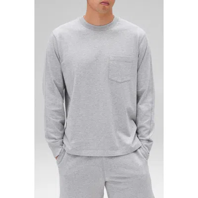 Reigning Champ Midweight Jersey T-shirt In Gray