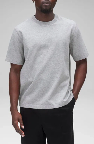 Reigning Champ Midweight Jersey T-shirt In Heather Grey