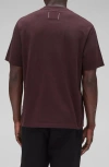 Reigning Champ Midweight Jersey T-shirt In Oxblood