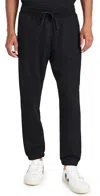 Reigning Champ Black Midweight Standard Cuffed Sweatpants In Black