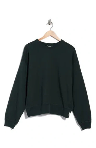 Reigning Champ Midweight Terry Relaxed Crewneck Sweatshirt In Black
