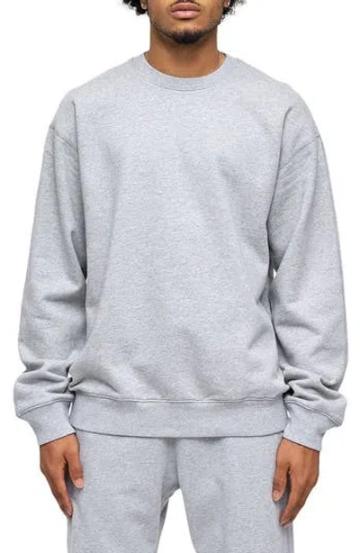 Reigning Champ Midweight Terry Relaxed Crewneck Sweatshirt In Gray