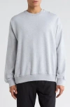 Reigning Champ Midweight Terry Relaxed Crewneck Sweatshirt In Gray