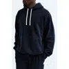 Reigning Champ Midweight Terry Relaxed Hoodie In Blue