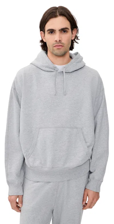 Reigning Champ Midweight Terry Relaxed Hoodie Hgrey In Gray
