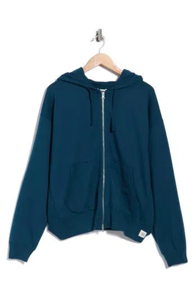 Reigning Champ Midweight Terry Relaxed Zip Hoodie In Blue