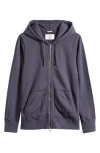 Reigning Champ Midweight Terry Slim Zip Hoodie In Midnight