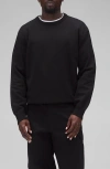Reigning Champ Midweight Terry Standard Crewneck Sweatshirt In Black