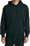 Reigning Champ Midweight Terry Classic Hoodie Petrol In Black