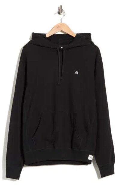Reigning Champ Monogram Midweight Terry Hoodie In Black
