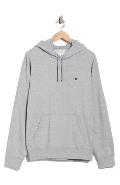 Reigning Champ Monogram Midweight Terry Hoodie In Gray