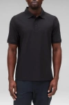 Reigning Champ Playoff Tech Piqué Polo In Black