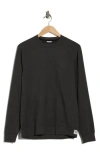 Reigning Champ Recovery Brushed Jersey Crewneck Pullover In Black