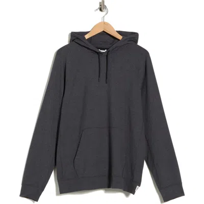 Reigning Champ Recovery Brushed Jersey Hoodie In Black
