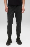 Reigning Champ Recovery Brushed Jersey Joggers In Black
