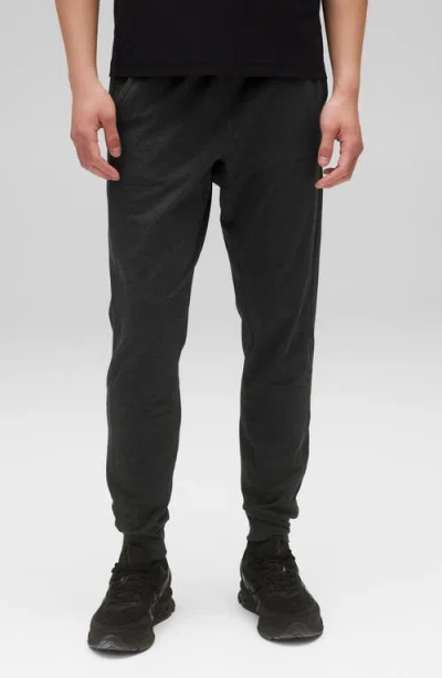 Reigning Champ Recovery Brushed Jersey Joggers In Black