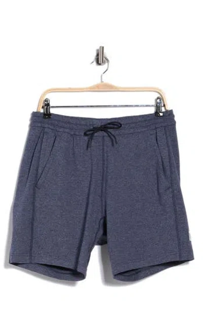 Reigning Champ Recovery Brushed Jersey Shorts In Blue