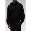 Reigning Champ Relaxed Fit Midweight Cotton French Terry Hoodie In Black